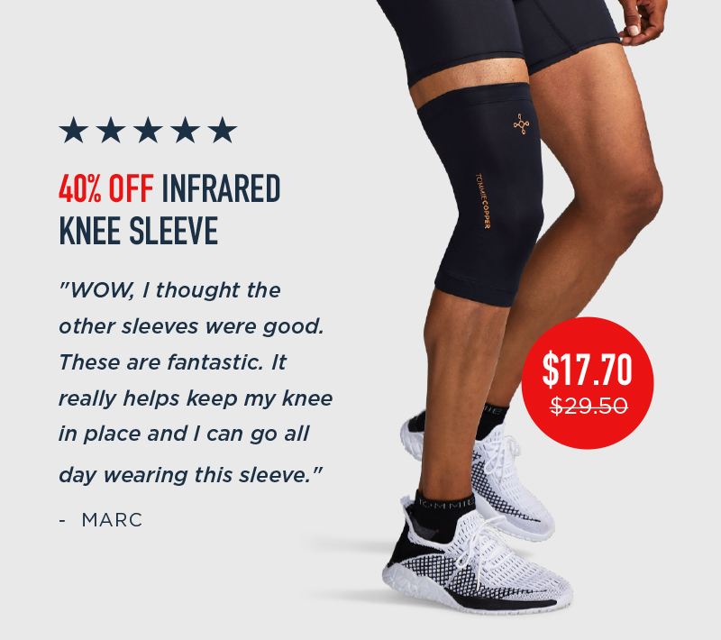 40% OFF INFRARED KNEE SLEEVE