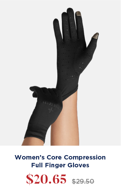 Women's Core Compression Full Finger Gloves