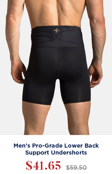 Men's Pro-Grade Lower Back Support Undershorts