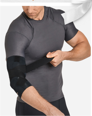 Men's Pro-Grade Adjustable Support Compression Elbow Sleeve