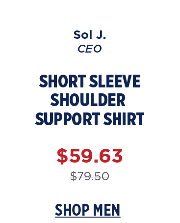 Men's Pro-Grade Short Sleeve Shoulder Support Shirt