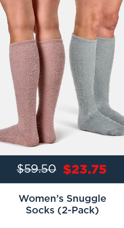 WOMEN'S SNUGGLE SOCKS 2 PACK