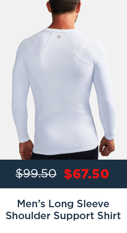 MEN'S LONG SLEEVE SHOULDER SUPPORT SHIRT