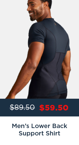 MEN'S LOWER BACK SUPPORT SHIRT