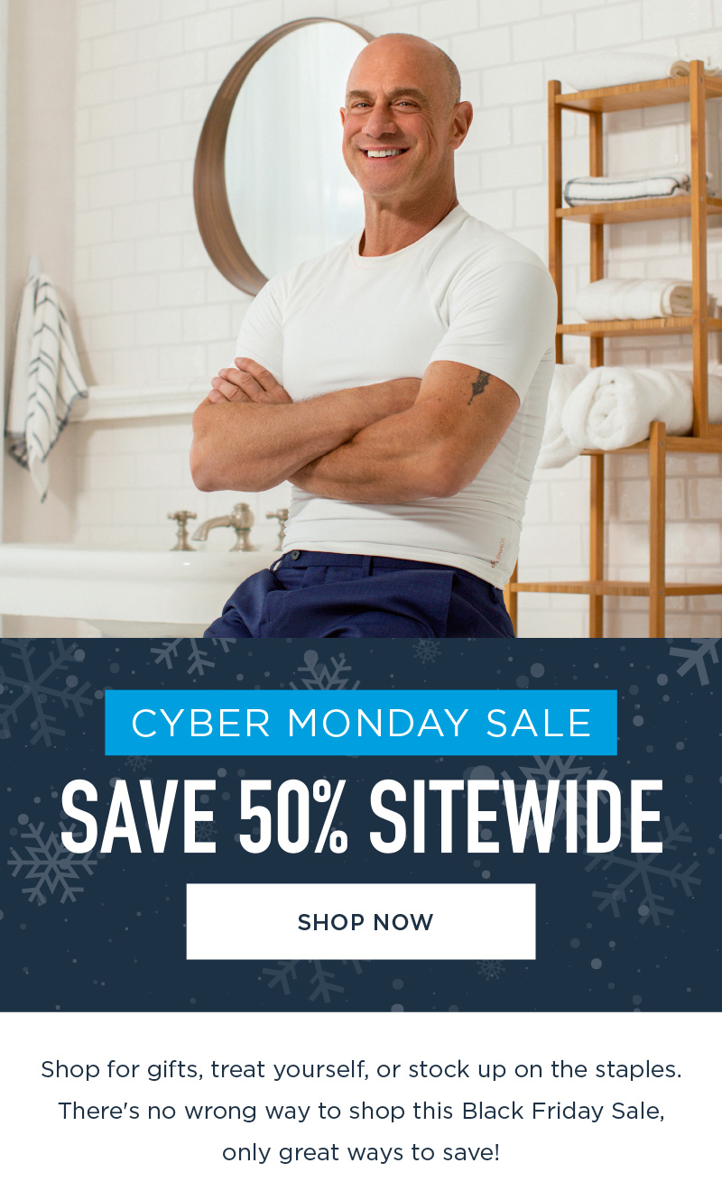 CYBER MONDAY SALE SAVE 50% SITEWIDE SHOP NOW