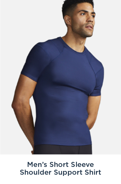 Men's Short Sleeve Shoulder Support Shirt