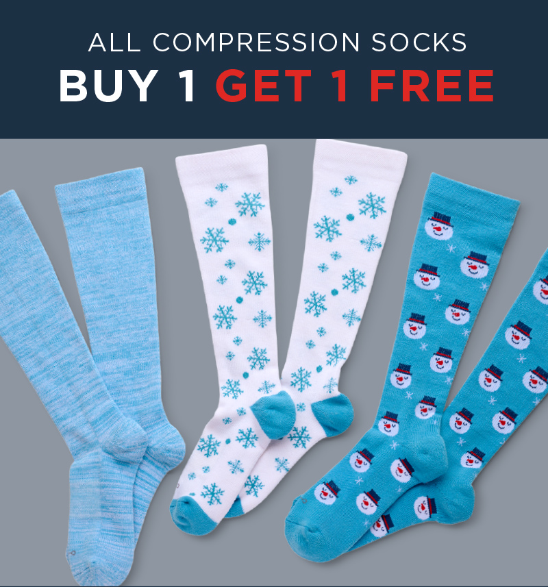 ALL COMPRESSION SOCKS BUY 1 GET 1 FREE