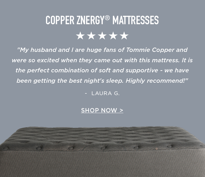 COPPER ZYNERGY MATTRESSES SHOP NOW