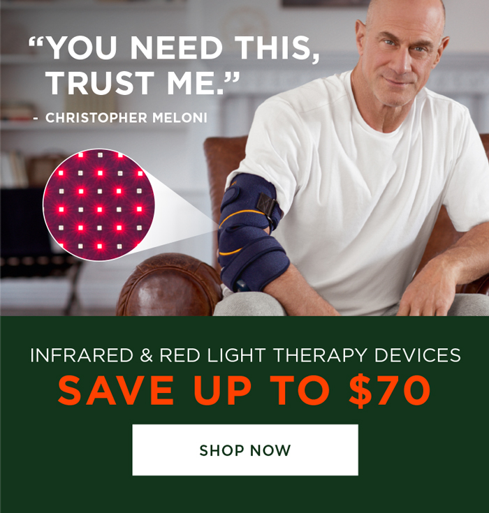 INFRARED AND RED LIGHT THERAPY DEVICES SAVE UP TO $70 SHOP NOW