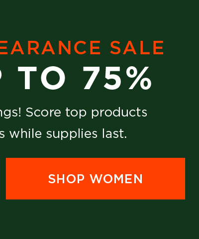 CHRISTMAS CLEARANCE SALE SAVE UP TO 75% SHOP WOMEN