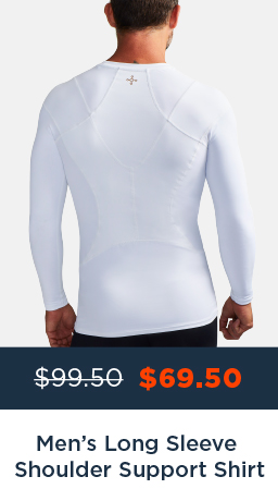 MEN'S LONG SLEEVE SHOULDER SUPPORT SHIRT