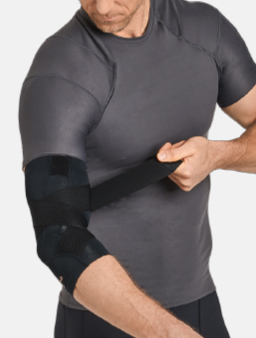 Men's Pro-Grade Adjustable Support Compression Elbow Sleeve