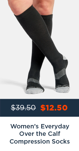 WOMEN'S EVERYDAY OVER THE CALF COMPRESSION SOCKS