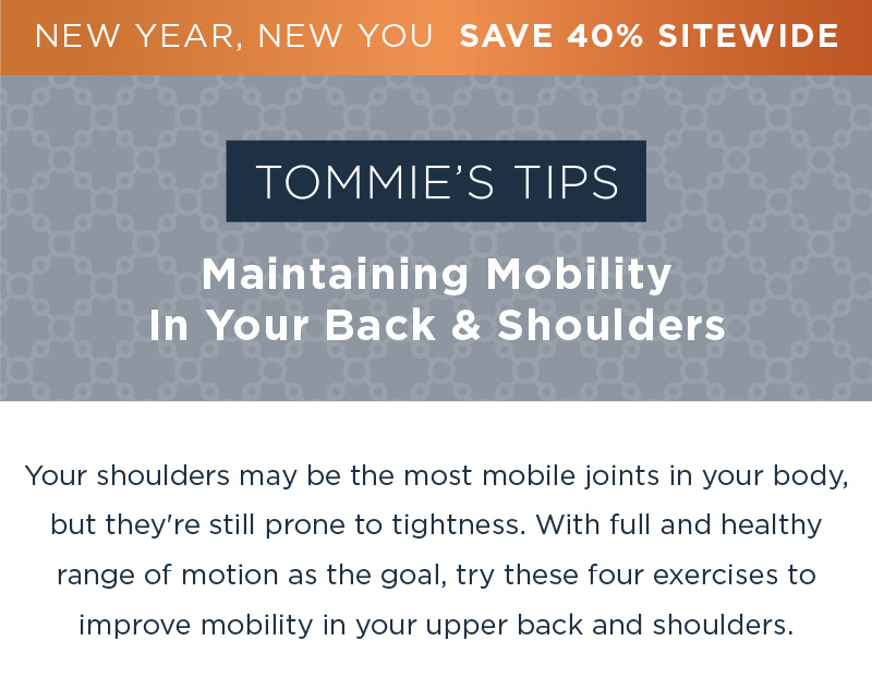 NEW YEAR, NEW YOU! SAVE 40% SITEWIDE TOMMIE'S TIPS