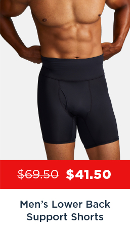 Men's Pro-Grade Lower Back Support Undershorts