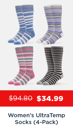 Women's 4-Pack ULTRATEMP™ Over The Calf Compression Socks