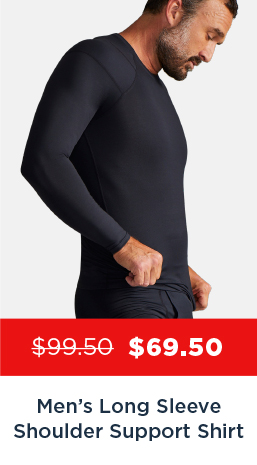 Men's Long Sleeve Shoulder Support Shirt