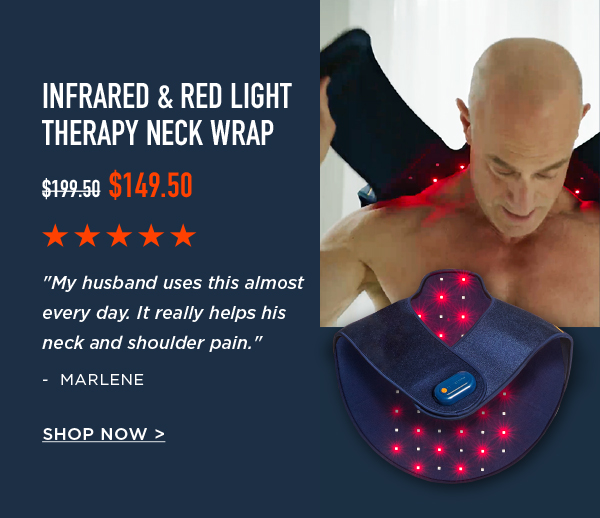 INFRARED & RED LIGHT THERAPY NECK WRAP