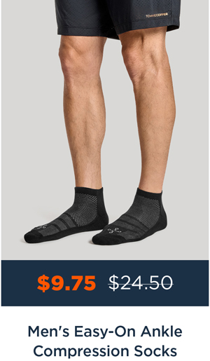 MEN'S EASY ON ANKLE COMPRESSION SOCKS