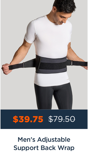 MEN'S ADJUSTAB;E SUPPORT BACK WRAP