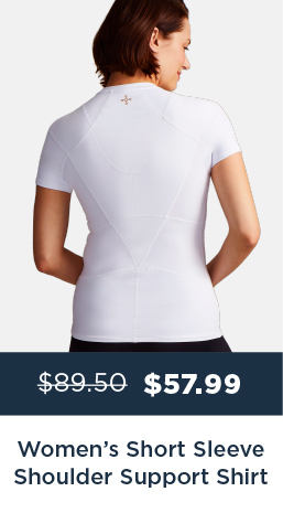 WOMEN'S SHORT SLEEVE SHOULDER SUPPORT SHIRT