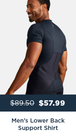 MEN'S LOWER BACK SUPPORT SHIRT