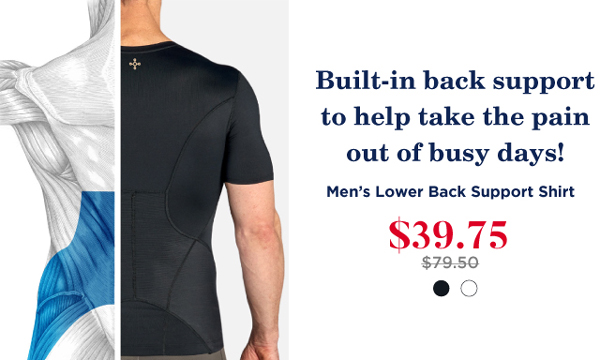 Men's Lower Back Support Shirt