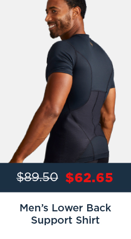 MEN'S LOWER BACK SUPPORT SHIRT