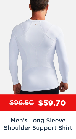 MEN'S LONG SLEEVE SHOULDER SUPPORT SHIRT