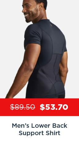 MEN'S LOWER BACK SUPPORT SHIRT