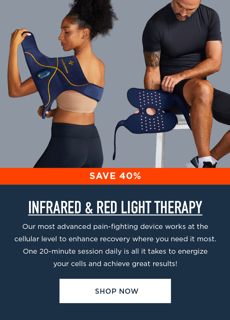 SAVE 40% INFRARED & RED LIGHT THERAPY SHOP NOW