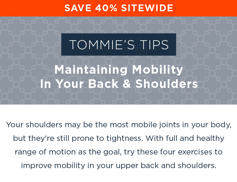 SAVE 40% SITEWIDE TOMMIE'S TIPS