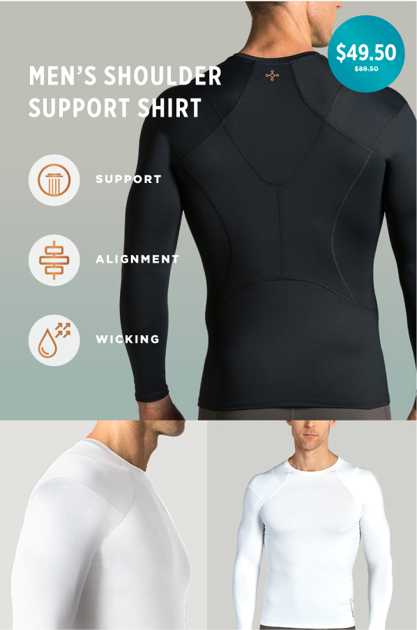 Men's Pro-Grade Long Sleeve Shoulder Support Shirt