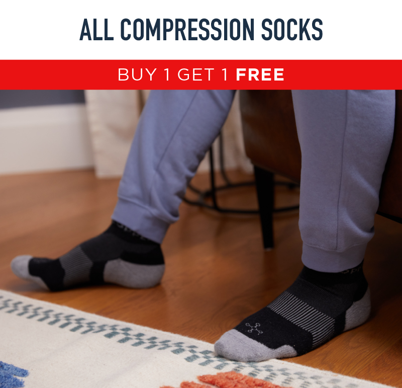 ALL COMPRESSION SOCKS BUY 1 GET 1 FREE