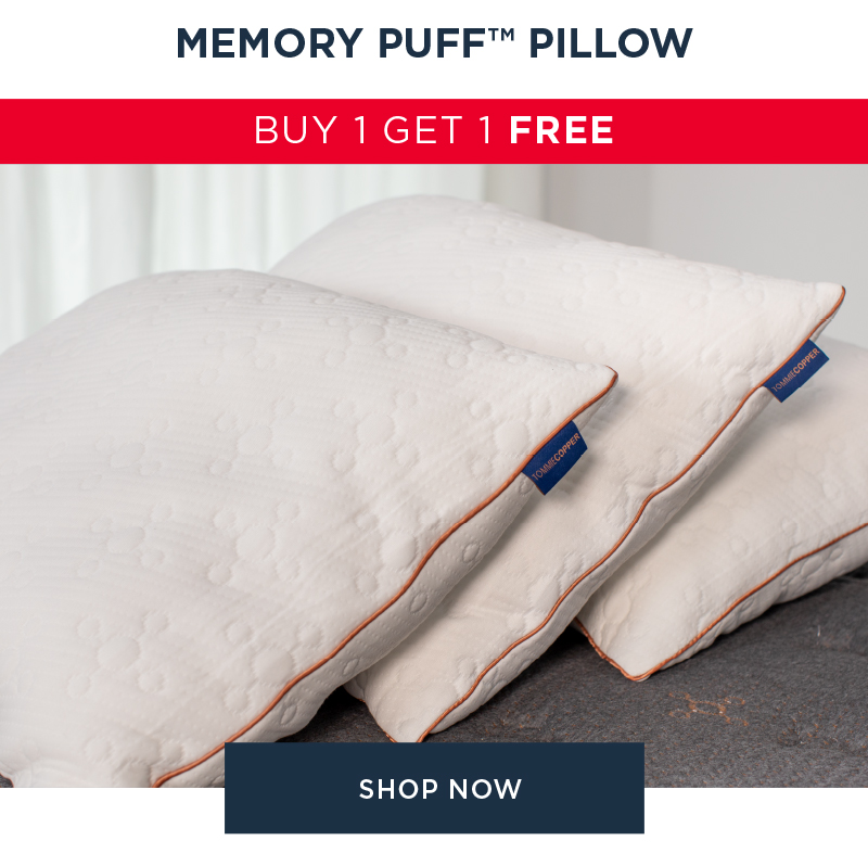 MEMORY PUFF PILLOW BUY 1 GET 1 FREE SHOP NOW