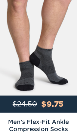 MEN'S FLEX FIT ANKLE COMPRESSION SOCKS