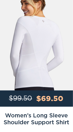 WOMEN'S LONG SLEEVE SHOULDER SUPPORT SHIRT