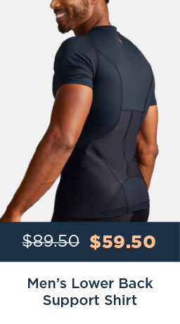 MEN'S LOWER BACK SUPPORT SHIRT