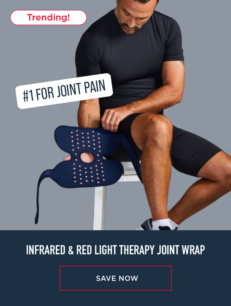 TRENDING! INFRARED & RED LIGHT THERAPY JOINT WRAP SAVE NOW