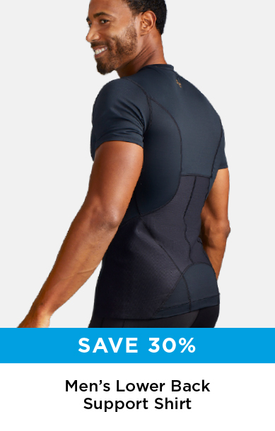 SAVE 30% MEN'S LOWER BACK SUPPORT SHIRT