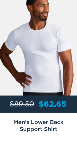 MEN'S LOWER BACK SUPPORT SHIRT