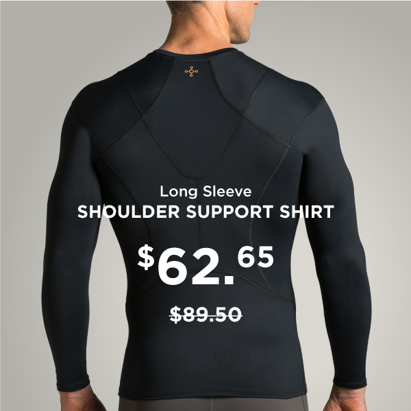 Men's Pro-Grade Long Sleeve Shoulder Support Shirt