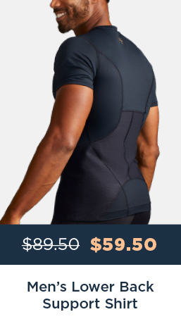 MEN'S LOWER BACK SUPPORT SHIRT