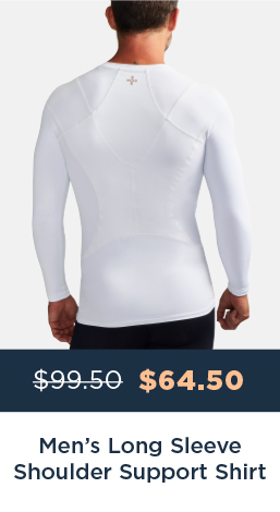 MEN'S LONG SLEEVE SHOULDER SUPPORT SHIRT