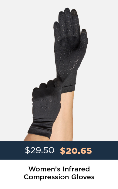 WOMEN'S INFRARED COMPRESSION GLOVES