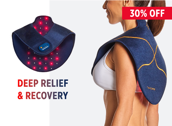 Pro-Grade Infrared & Red Light Therapy Neck Wrap