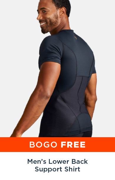 BOGO FREE MEN'S LOWER BACK SUPPORT SHIRT