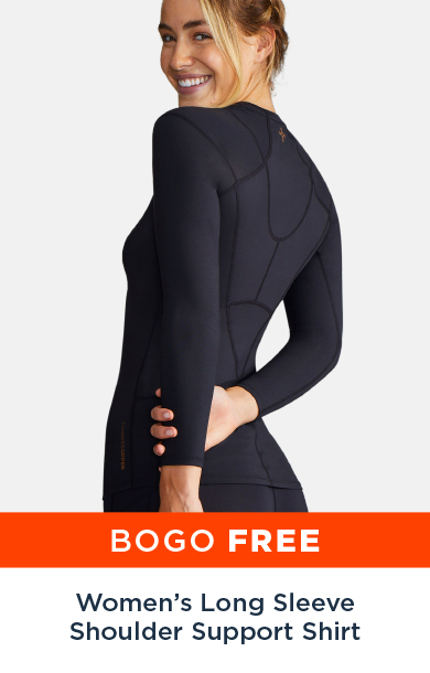 BOGO FREE WOMEN'S LONG SLEEVE SHOULDER SUPPORT SHIRT