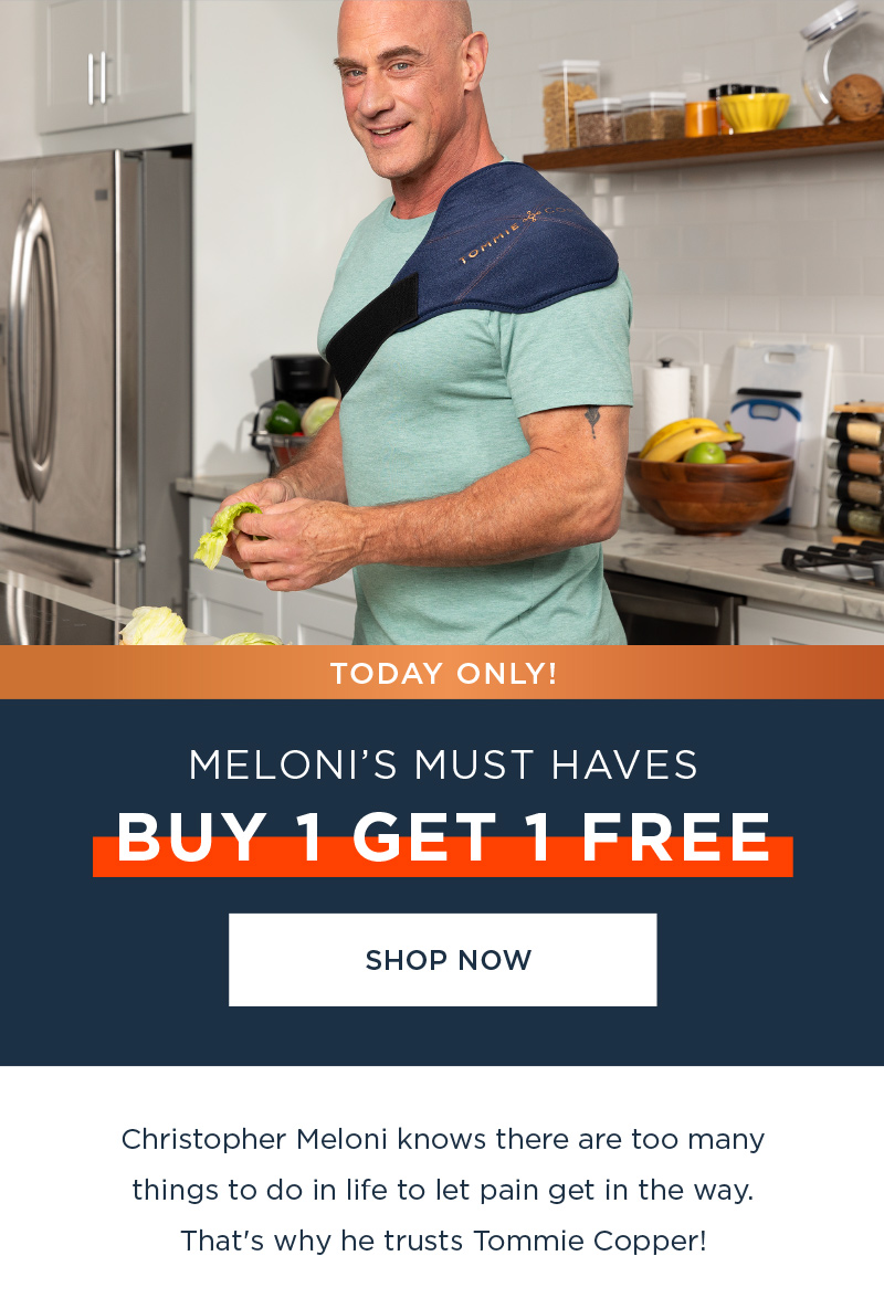 TODAY ONLY! MELONI'S MUST HAVES BUY ONE GET ONE FREE SHOP NOW!