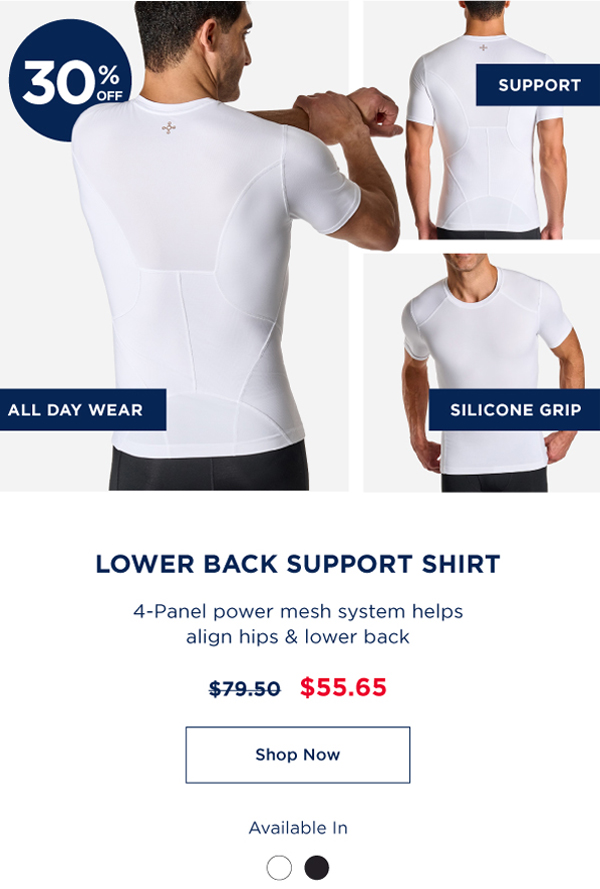 Men's Lower Back Support Shirt